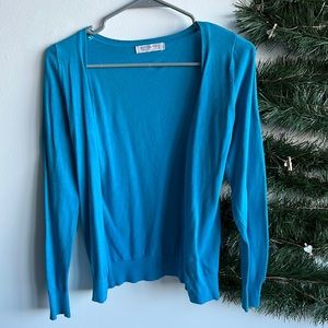 Electric blue cardigan - perfect condition! Size small - brand Blanco